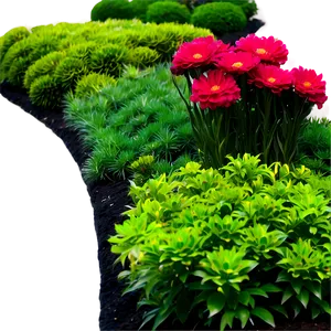 Evergreen Flower Bed PNG 29 PNG