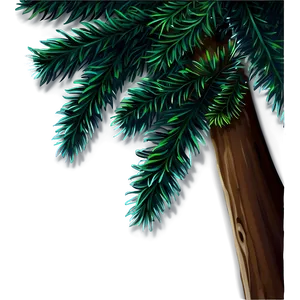 Evergreen Tree Art Png 42 PNG image