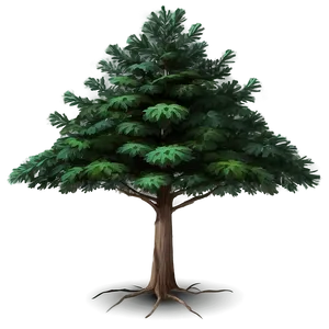 Evergreen Tree Background PNG 06212024