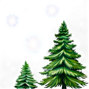 Evergreen Tree Background PNG Yrd66