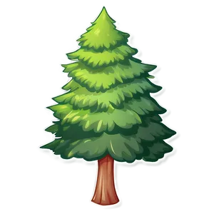 Evergreen Tree Illustration Png Svj PNG image