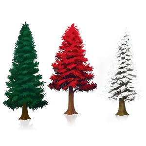 Evergreen Tree Landscape PNG 06212024
