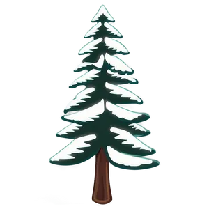 Evergreen Tree Outline Png 06212024 PNG image