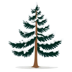 Evergreen Tree Silhouette Png 06212024 PNG image