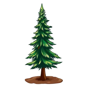 Evergreen Tree Silhouette Png 75 PNG image