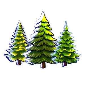 Evergreen Tree Sketch PNG Mvq3 PNG