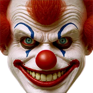 Evil Clown Face Picture Png 06272024 PNG image