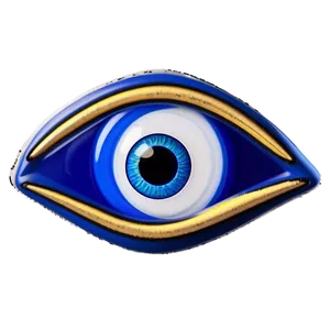 Evil Eye Graffiti PNG Drj40