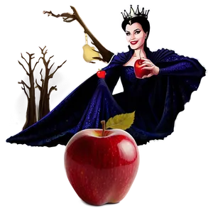 Evil Queen With Apple Png Qxl36 PNG image