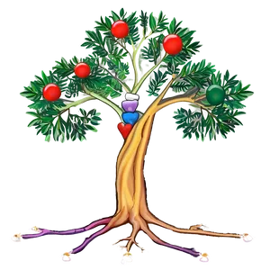 Evolution Tree Diagram PNG 87