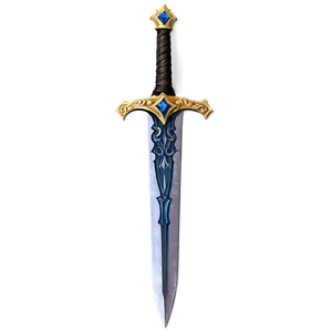Excalibur Sword Battle Ready PNG 06292024