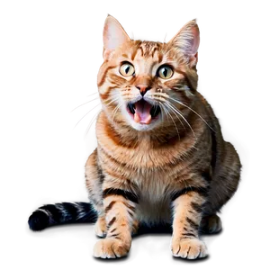 Excited Cat Meme PNG 05212024