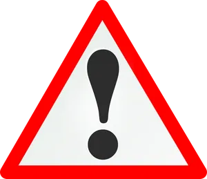 Exclamation Warning Sign PNG image