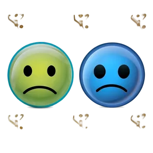 Exclusive Blue Emoji PNG Array 06282024