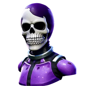 Exclusive Fortnite Purple Skull Trooper Png 97 PNG image