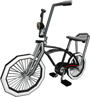 Exercise Bike3 D Model PNG