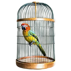 Exotic Aviary Cage PNG Kth16