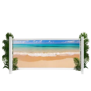 Exotic Beach Border Png Eqo PNG image