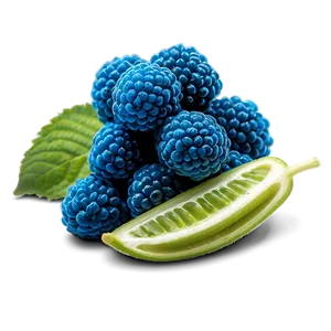 Exotic Blue Raspberry PNG Bwr