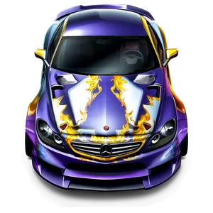 Exotic Car Illustration PNG Mqb PNG