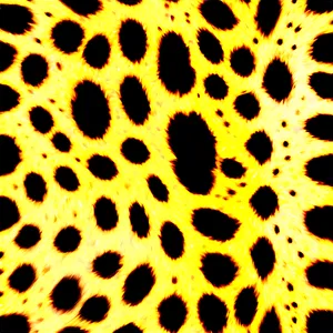 Exotic Cheetah Print Design PNG Isa