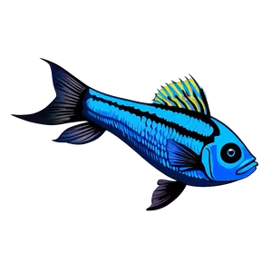 Exotic Fish Silhouette Png 7 PNG image