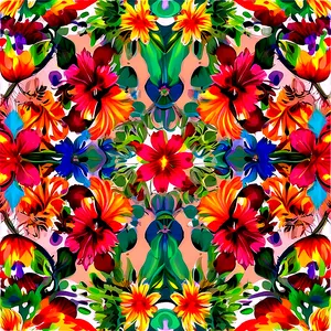 Exotic Floral Pattern Png Yfr74 PNG image