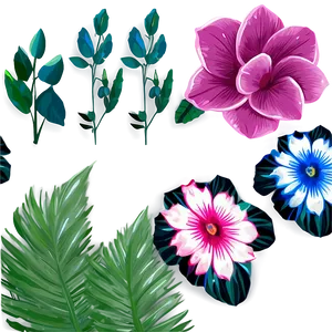 Exotic Flores Collection Png 10 PNG image
