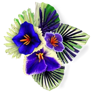 Exotic Flores Collection Png 30 PNG image