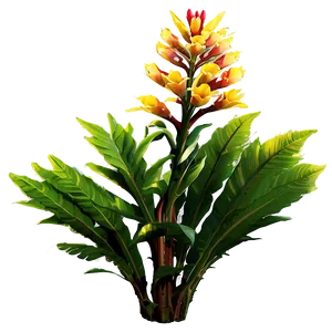 Exotic Flower Bush PNG Qpi