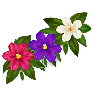 Exotic Flower Clipart PNG Cek2 PNG