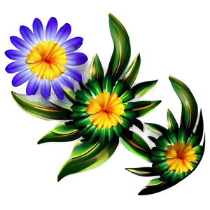 Exotic Flower Decal Png 06272024 PNG image