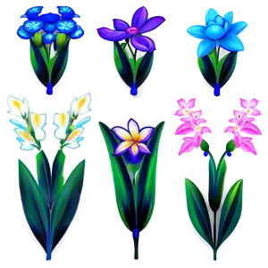 Exotic Flowers Collection PNG 04292024