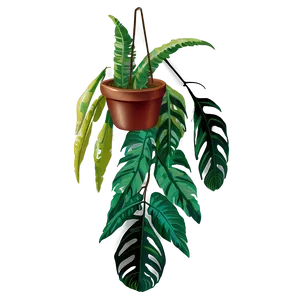 Exotic Hanging Plant Png 05252024 PNG image