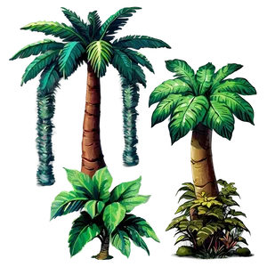 Exotic Jungle Trees PNG 76 PNG