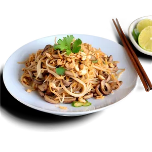 Exotic Mushroom Pad Thai PNG 37
