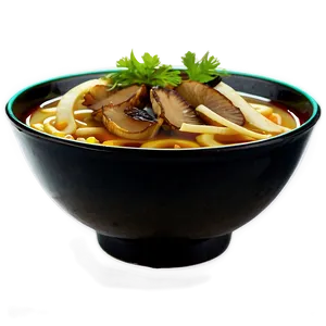 Exotic Mushroom Ramen PNG Bbo PNG