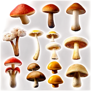Exotic Mushrooms Png 05242024 PNG image