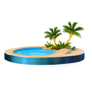 Exotic Resort Pool Water PNG 45