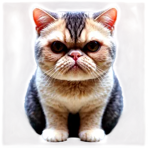 Exotic Shorthair Cat PNG 05232024