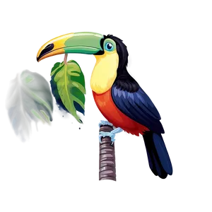 Exotic Toucan Bird PNG Gyk