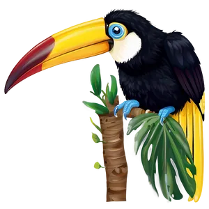 Exotic Toucan Bird PNG Ujv
