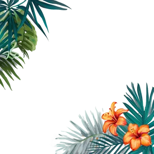 Exotic Vacation Border PNG 62 PNG