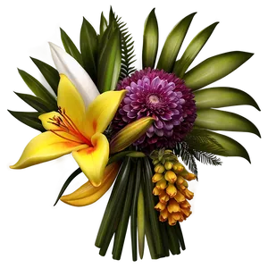 Exotic Wedding Bouquets Png Tif7 PNG image