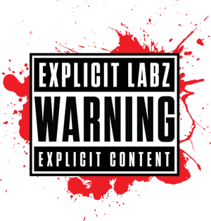 Explicit Content Warning Sign PNG image