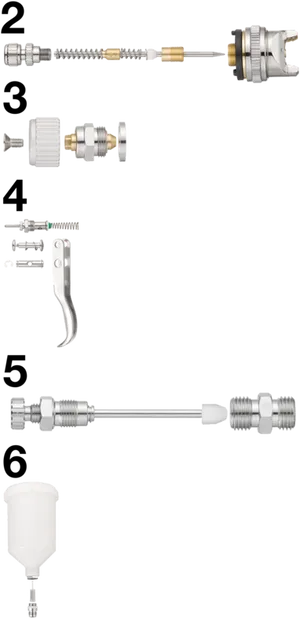 Exploded View Spare Parts PNG image