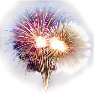 Exploding Fireworks Display Png 3 PNG image