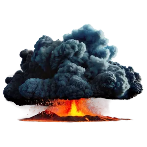 Exploding Volcano Png 30 PNG image