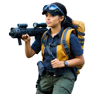 Explorer Girl PNG Kwe94 PNG