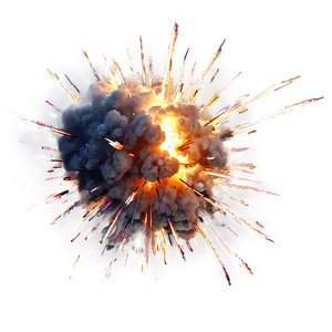 Explosion Transparent PNG For Editing 16